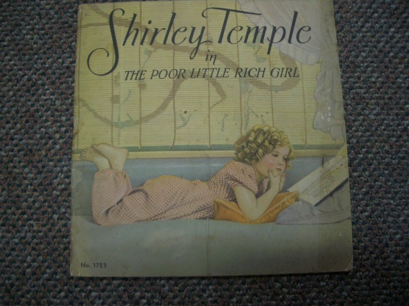 SHIRLEY TEMPLE IN THE POOR LITTLE RICH GIRL-1936 MOVIE VG