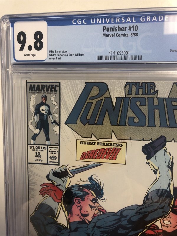 Punisher (1988) #10 (CGC 9.8 WP) Marvel Comics