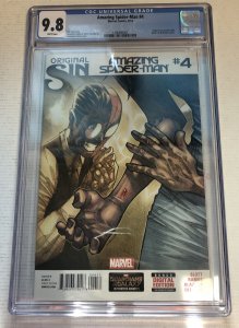 Amazing Spider-Man (2014) # 4 (CGC 9.8 ) Cindy Moon Becomes Silk