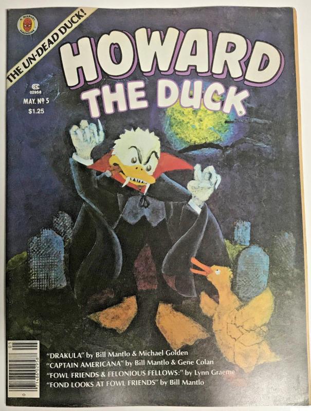 HOWARD THE DUCK#5 VF 1980 MARVEL BRONZE AGE MAGAZINE