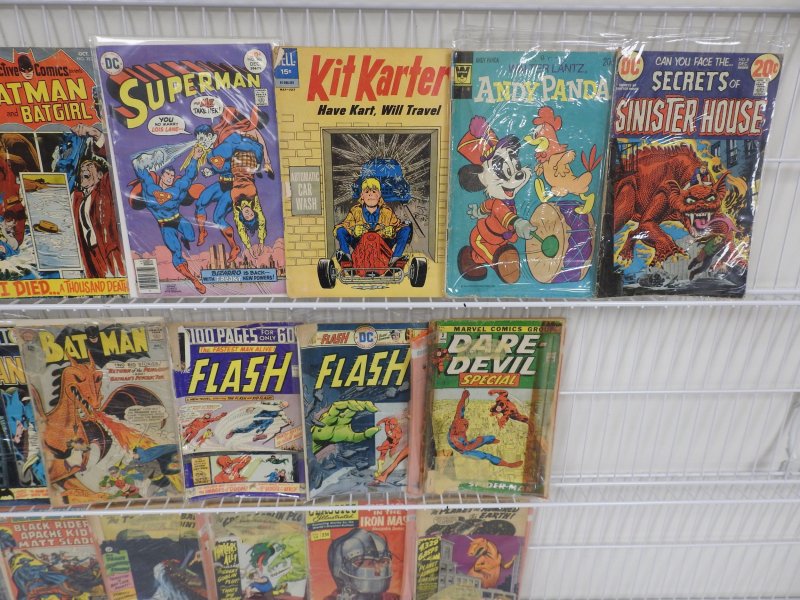 Lot of 28 Low Grade Comics W/ Batman, Flash, +More! See desc