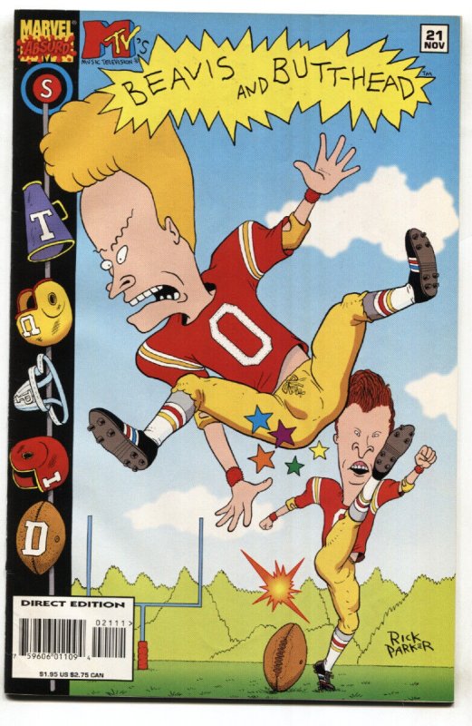 Beavis and Butt-Head #21 rare late issue Marvel 1995 comic book