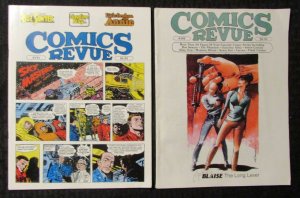 2002 COMICS REVUE Magazine #191 #193 VG/FN 5.0 LOT of 2 Sky Masters / Tarzan