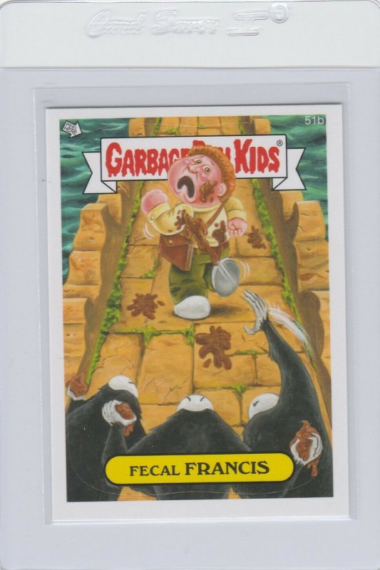 Garbage Pail Kids Fecal Francis 51b GPK 2014 Series 1 trading card sticker 