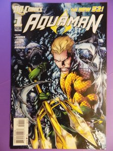 NEW 52 AQUAMAN # 1 DC FIRST PRINT HTF HI GRADE