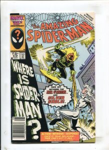 Amazing Spider-Man #279- Newsstand/1st Cover+3rd App Silver Sable (6.5/7.0) 1986