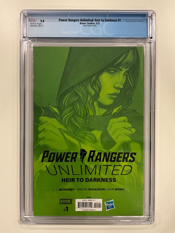 Power Rangers Unlimited: Heir to Darkness Jenny Frison Virgin (2021) CGC 9.8