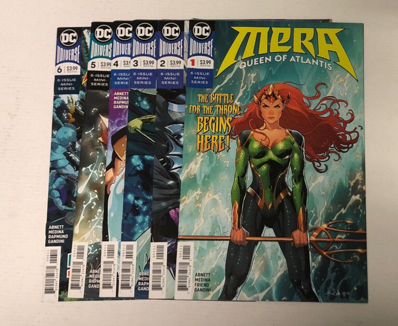 Mera Queen of Atlantis (2018) #1-6 (F-NM) Complete Set ~ Dc Universe | Abnett