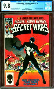 Marvel Super Heroes Secret Wars #8 CGC Graded 9.8 Origin Venom