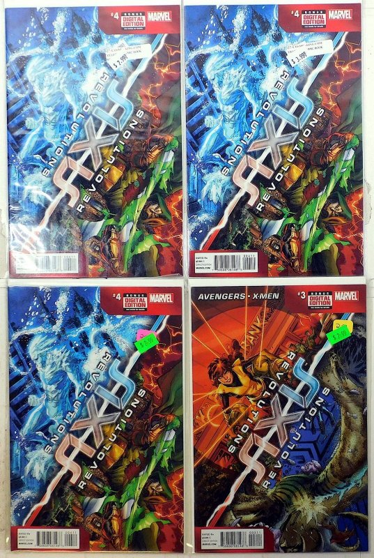 Axis: Revolutions Lot of 4 #3, 4 x3 (2015) Marvel Comics Avengers 1st Print