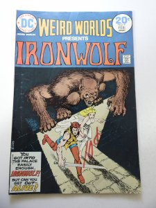Weird Worlds #9 (1974) VG+ Condition centerfold detached ta one staple