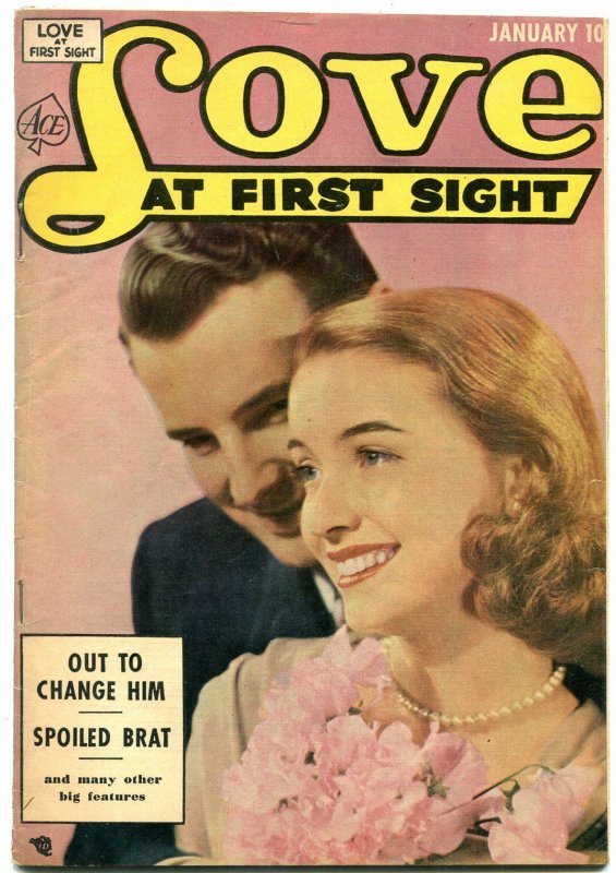 Love at First Sight #19 1953- Ace Golden Age Romance-Spoiled Brat F/VF