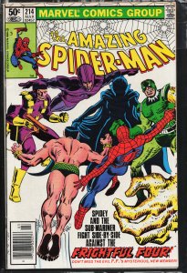 The Amazing Spider-Man #214 Newsstand Edition (1981) Spider-Man