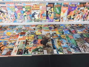 Huge Lot 180 Comics W/ Worlds Finest, Justice League, Swamp Thing, +More Avg FN+