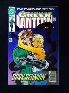 Green Lantern #33 (3Rd Series) Dc Comics 1992 Vf+ Newsstand