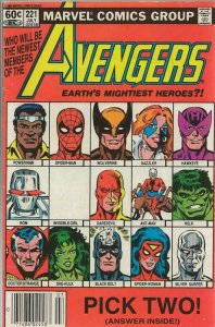 Avengers #221 ORIGINAL Vintage 1982 Marvel Comics She Hulk Spiderman Wolverine