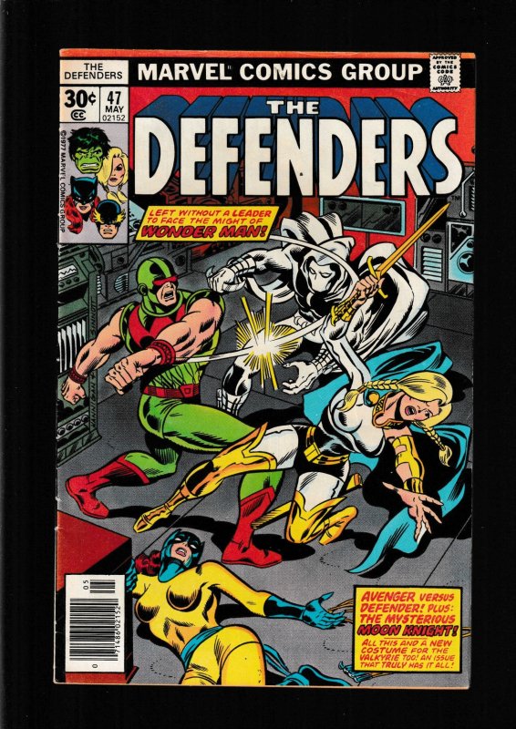 The Defenders #47 (1977) VFN- / HULK / VALKYRIE / MOON KNIGHT / KEITH GIFFEN