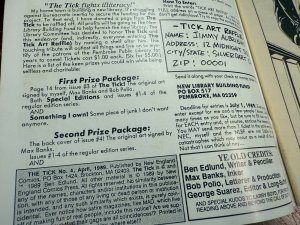 The Tick # 4 VF 1st Print NEC New England Comic Book  13 J300