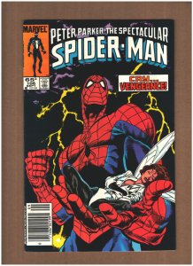 Peter Parker, Spectacular Spider-man #106 Newsstand Marvel Comics 1985 VF+ 8.5