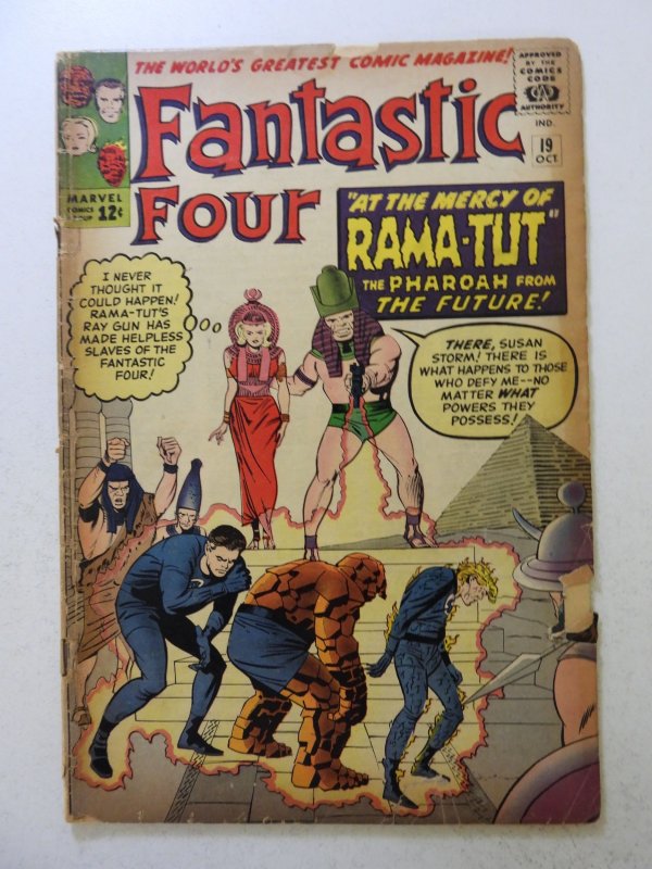 Fantastic Four #19 (1963) 1st appearance of Rama-Tut GD- condition see desc