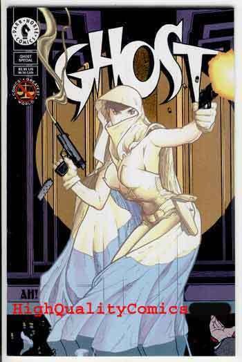 GHOST SPECIAL #1, NM+, Femme Fatale, 1994, Adam Hughes, Guns