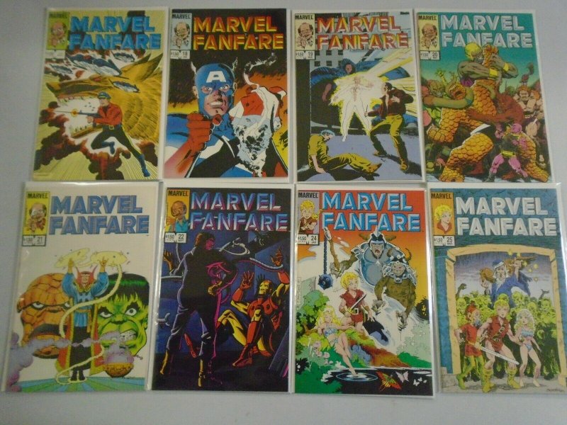 Marvel Fanfare lot 46 different from #1-59 8.0 VF (1982-91 1st Series)