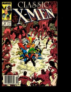 Lot Of 12 Comics Classic X-men # 5 14 16 18 19 20 23 24 25 26 27 29 WS4