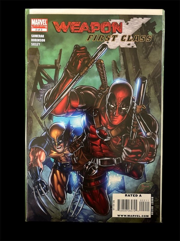 Weapon X First Class #1-3 Complete Series Marvel Comics 2008