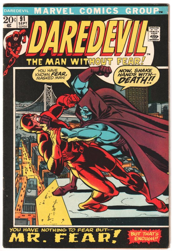 Daredevil #91 (1972) Black Widow!