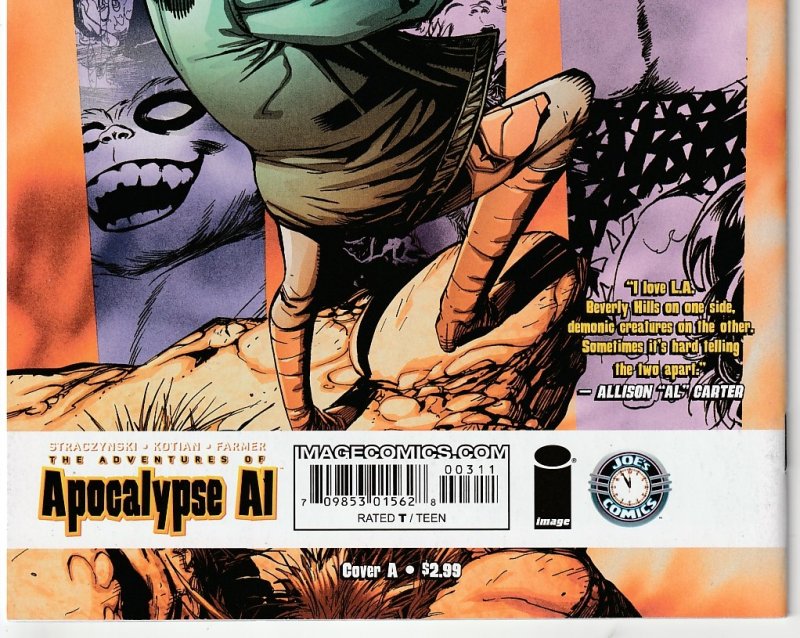 Babylon 5 Creator, J. Michael Stracynski's Apocalypse AL # 1(Variant),3