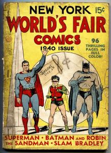 New York World's Fair  1940 superman batman hourman sandman DC