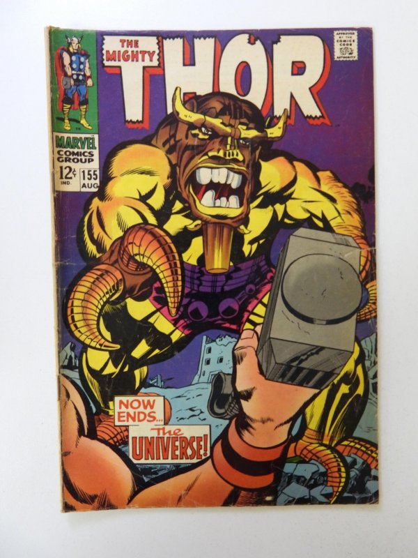 Thor #155 (1968) VG- condition