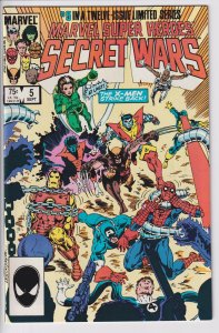 MARVEL SUPER HEROES SECRET WARS #5 (Sep 1984) VF 8.0, white!