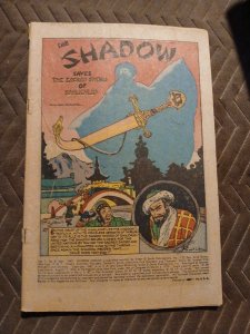 THE SHADOW COMIC OCTOBER 1947 VOL #7 #6 NICK CARTER DOC SAVAGE STREET & SMITH