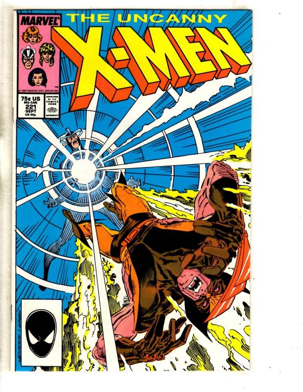 Uncanny X-Men # 221 NM Marvel Comic Book Jean Grey Cyclops Wolverine Storm JD1