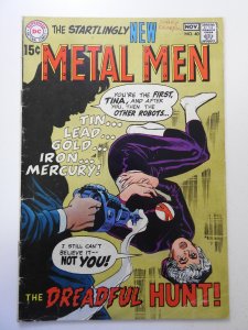 Metal Men #40 (1969) VG Condition Centerfold detached bottom staple