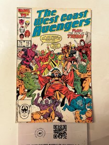 West Coast Avengers #15 NM Marvel Comic Book Iron Man Hawkeye Tigra 22 HH8