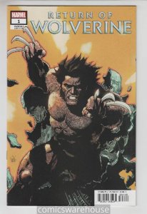 RETURN OF WOLVERINE (2018 MARVEL) #1 VARIANT 1:25 YU NM BGPQGA