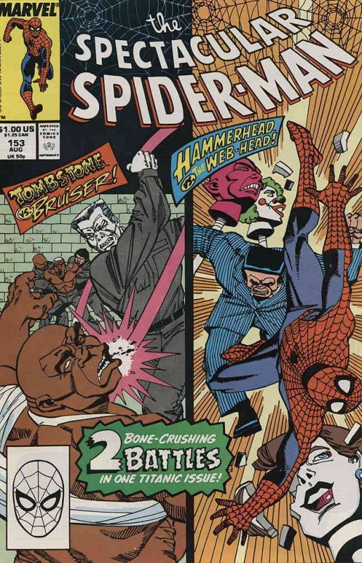 Spectacular Spider-Man, The #153 VF ; Marvel | Tombstone