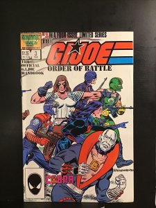 G.I. Joe: Order of Battle Comic Book #3 Marvel Comics 1987