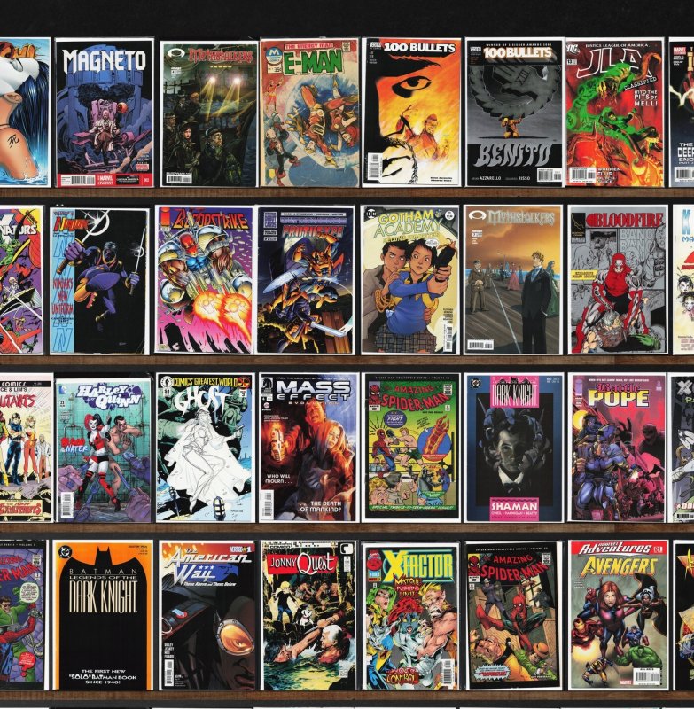 Huge Lot 150+ Comics with Superman, Spider-Man Collectible Series & More!