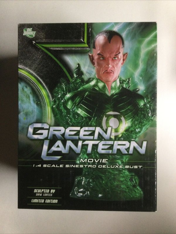 Green Lantern Movie 1:4 Scale Sinestro Deluxe Bust 0519 of 3500 LE Dc Direct