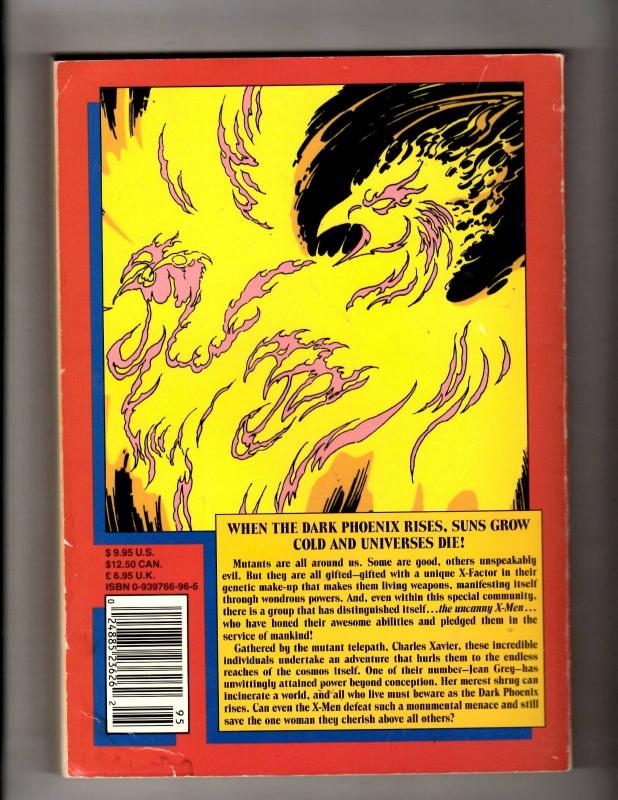 Uncanny X-Men Dark Phoenix Saga Graphic Novel Marvel Comics Book Stan Lee JL15