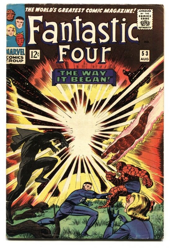 FANTASTIC FOUR #53 Black Panther origin-1st Ulysses Klaw FN-