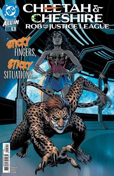 Cheetah And Cheshire Rob The Justice League #5 Cvr A Nicola Scott DC Comics