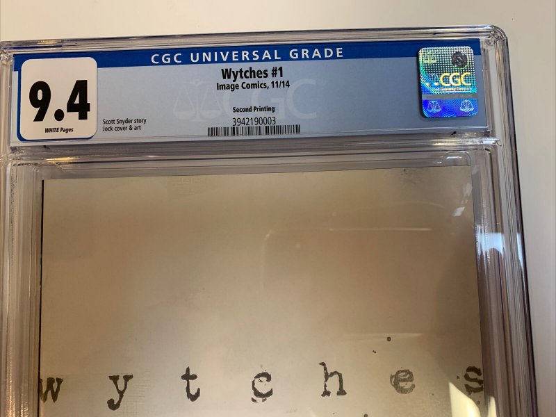 Wytches (2014) # 1 (CGC SS 9.4) 2nd Print Rarer | New Show Coming Soon