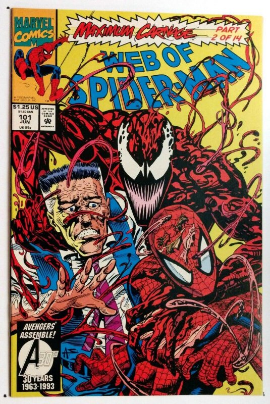 Web of Spider-Man #101 Maximum Carnage part 2