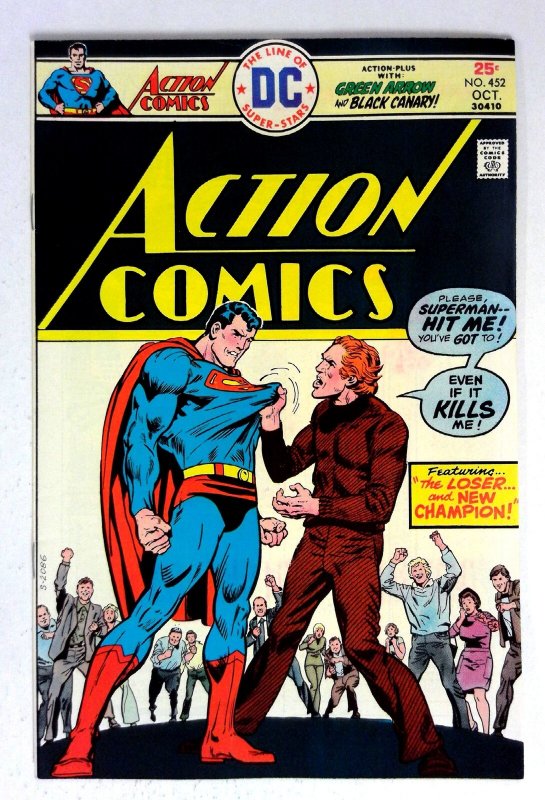 Action #452 (1975) Green Arrow Black Canary DC VF/NM