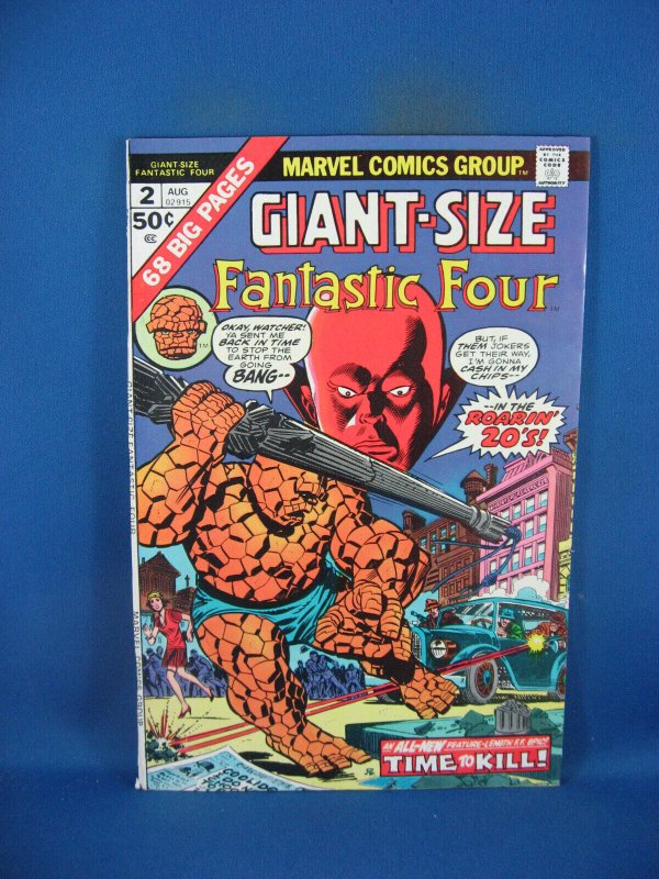 GIANT SIZE FANTASTIC FOUR 2 F VF MARVEL 1974