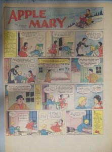 Apple Mary Sunday Page by Martha Orr from 1/27/1935 Size Full Page 15 x 22 inch